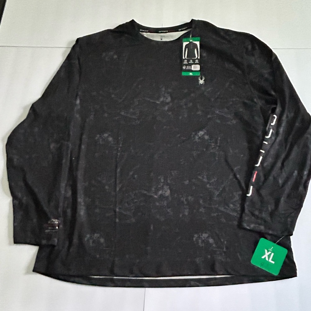 Spyder Swim Shirt. Black, x-large, new with tags.